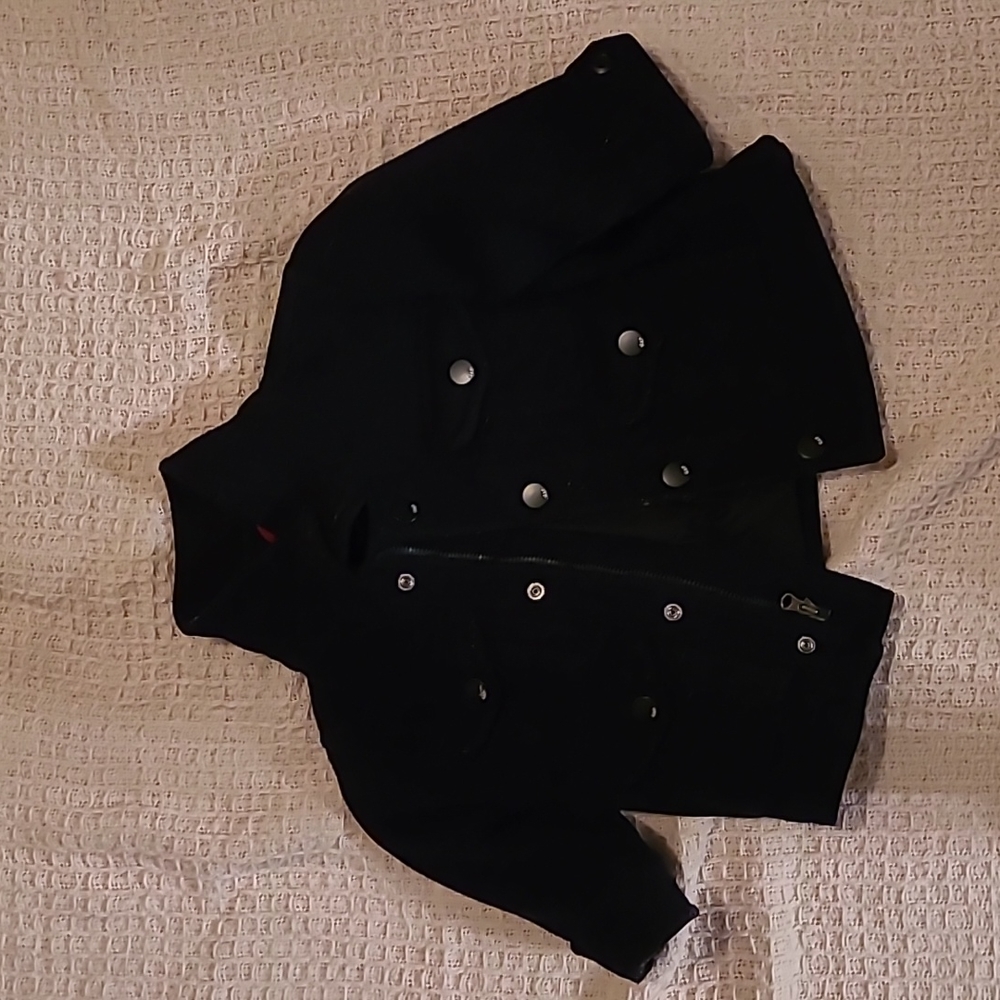 Authentic Baby Gap, black pea coat size 18 - 24 months